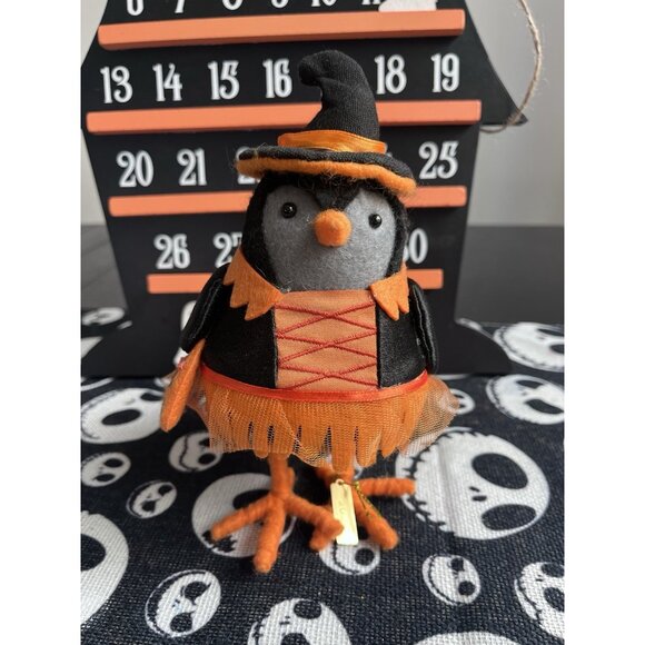 Target Halloween Decor 2021 Hyde & Eek KETTLE Witch Bird Boo Candy Bag Retired - Picture 8 of 8
